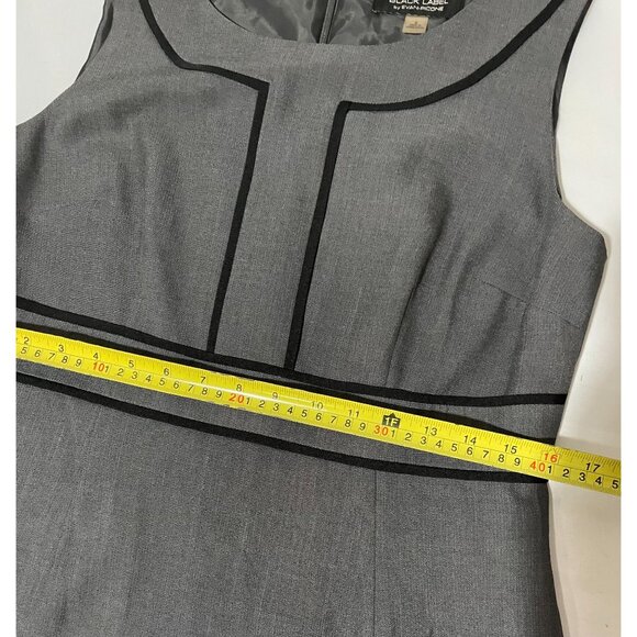Black Label By Evan-Picone Women's Sleeveless Sheath Dress Size 8 - Picture 13 of 15